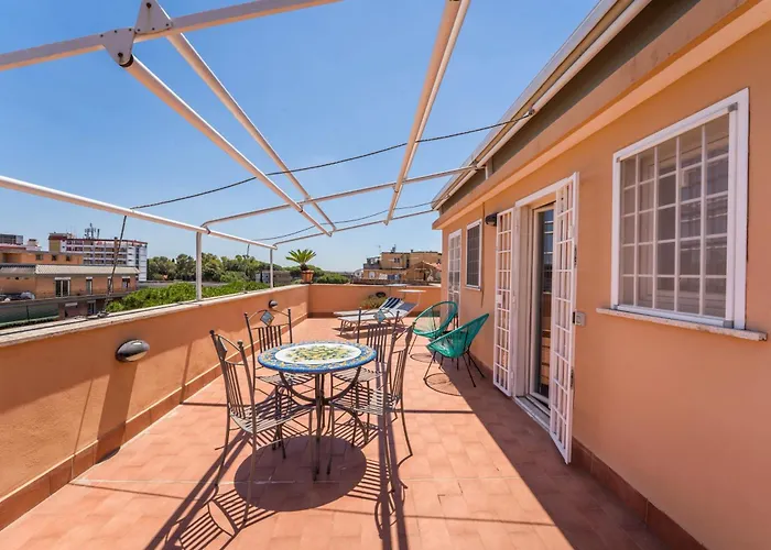 La Terrasse, Penthouse In Monteverde * Rom